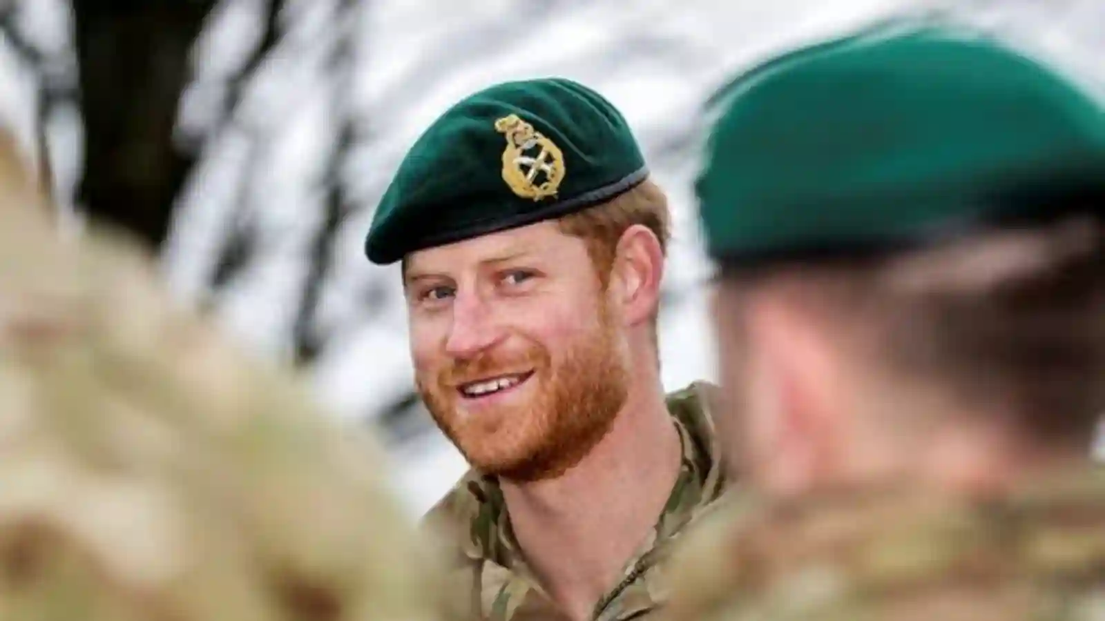 Prince Harry during his military days