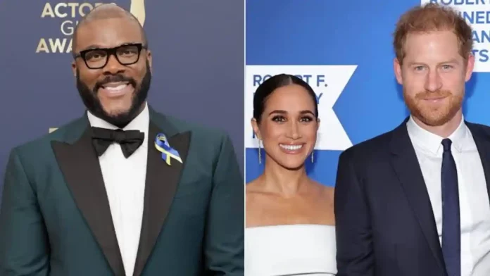 Tyler Perry, Prince Harry and Meghan Markle