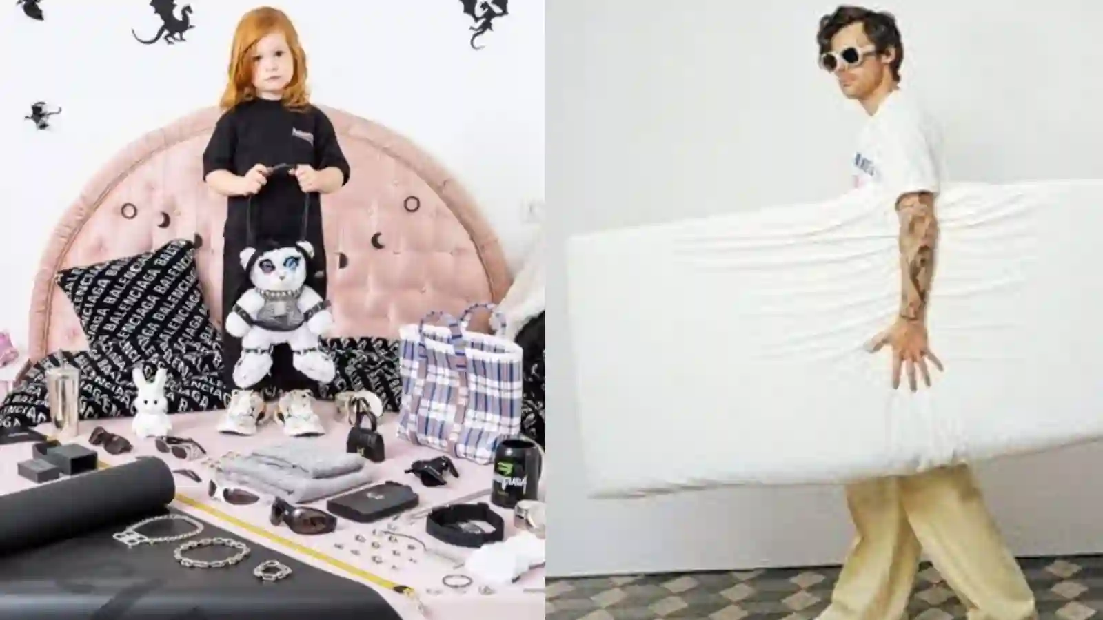 Harry Styles Gucci campaign resonates with the controversial Balenciaga campaign