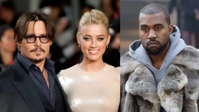 Johnny Depp and Amber Heard, Kanye West