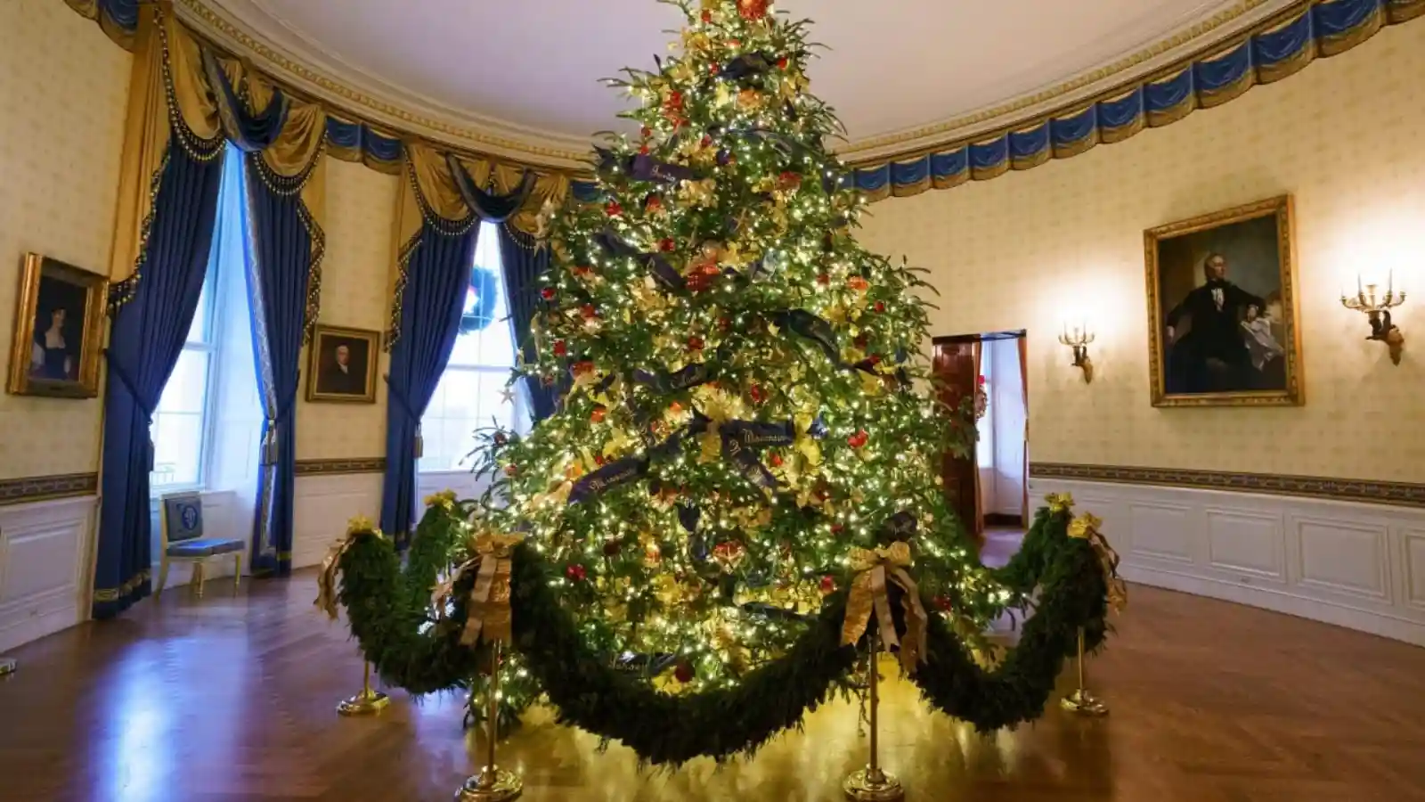 Which US President Banned Christmas Trees In The White House?