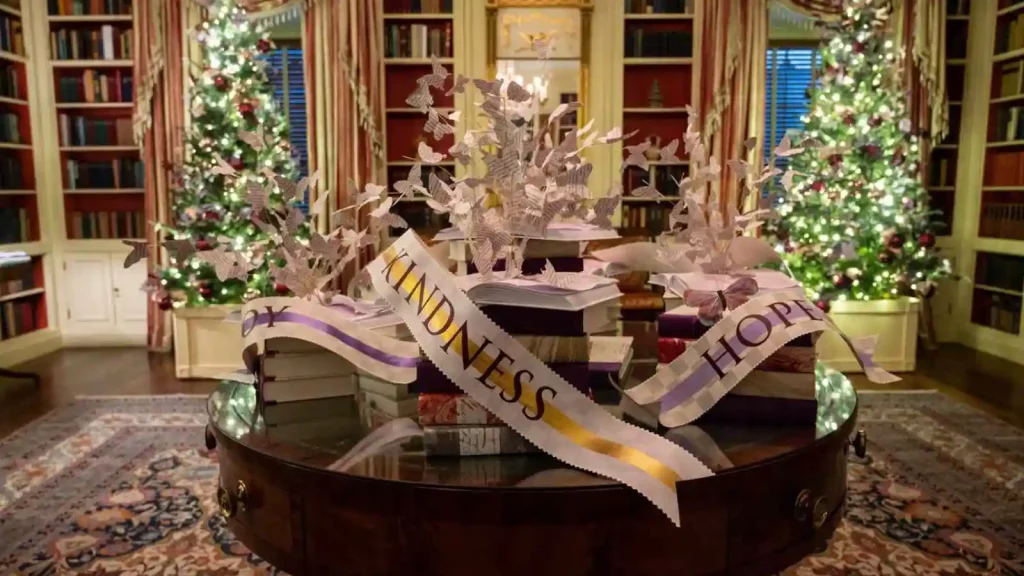 Christmas decorations in the White House 