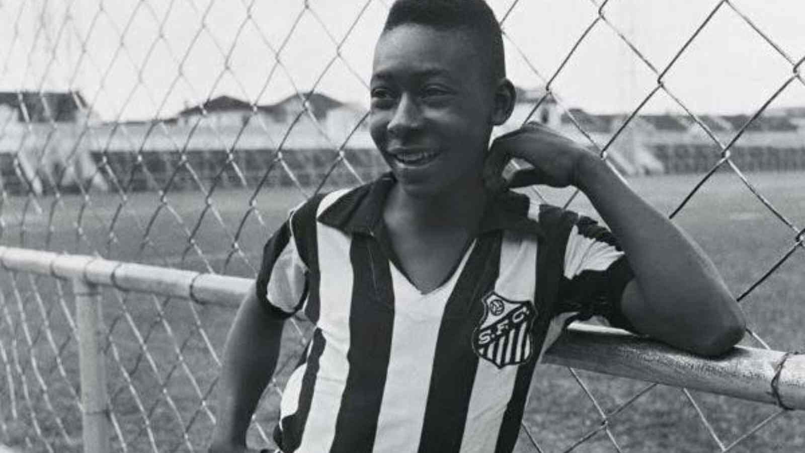 Pelé during his Santos FC days