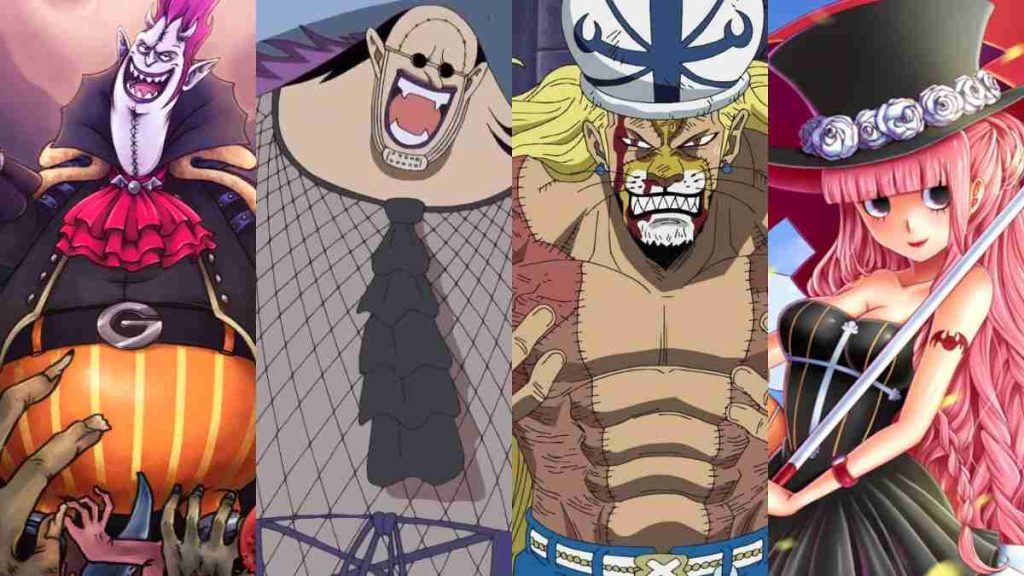 One Piece: Gecko Moria, Hogback, Absalom, and Perona