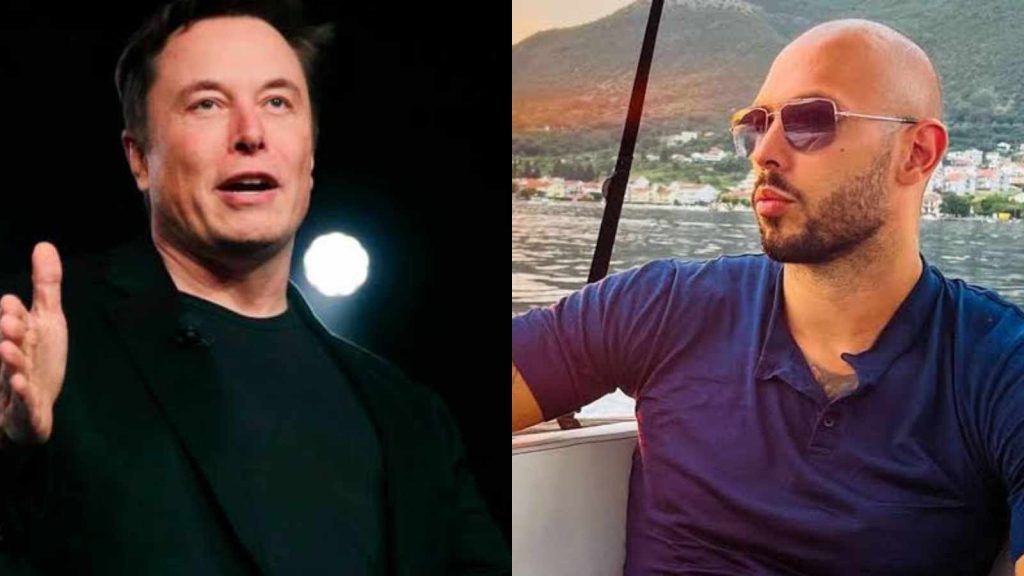 Elon Musk and his trainer Andrew Tate 