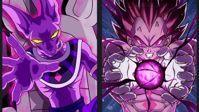 ultra ego Vegeta and Beerus