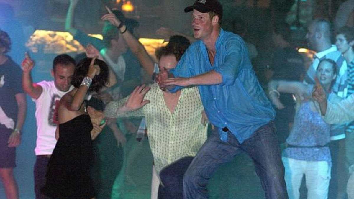 Prince Harry partying