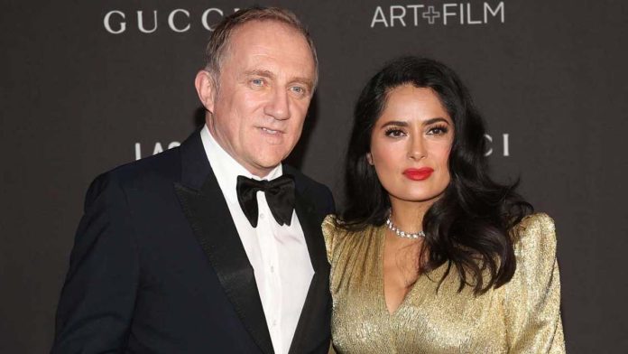 Salma Hayek and her husband