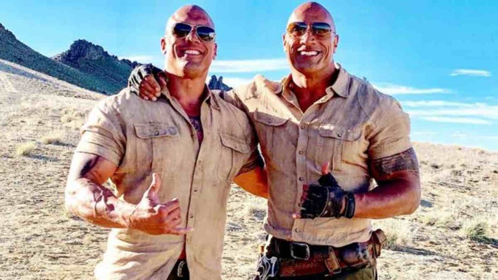 Dwayne Johnson and Tanoai Reed