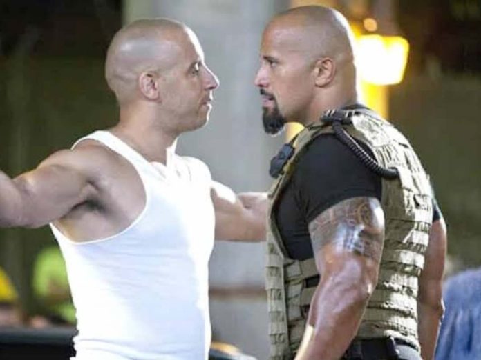 Dwayne Johnson and Vin Diesel