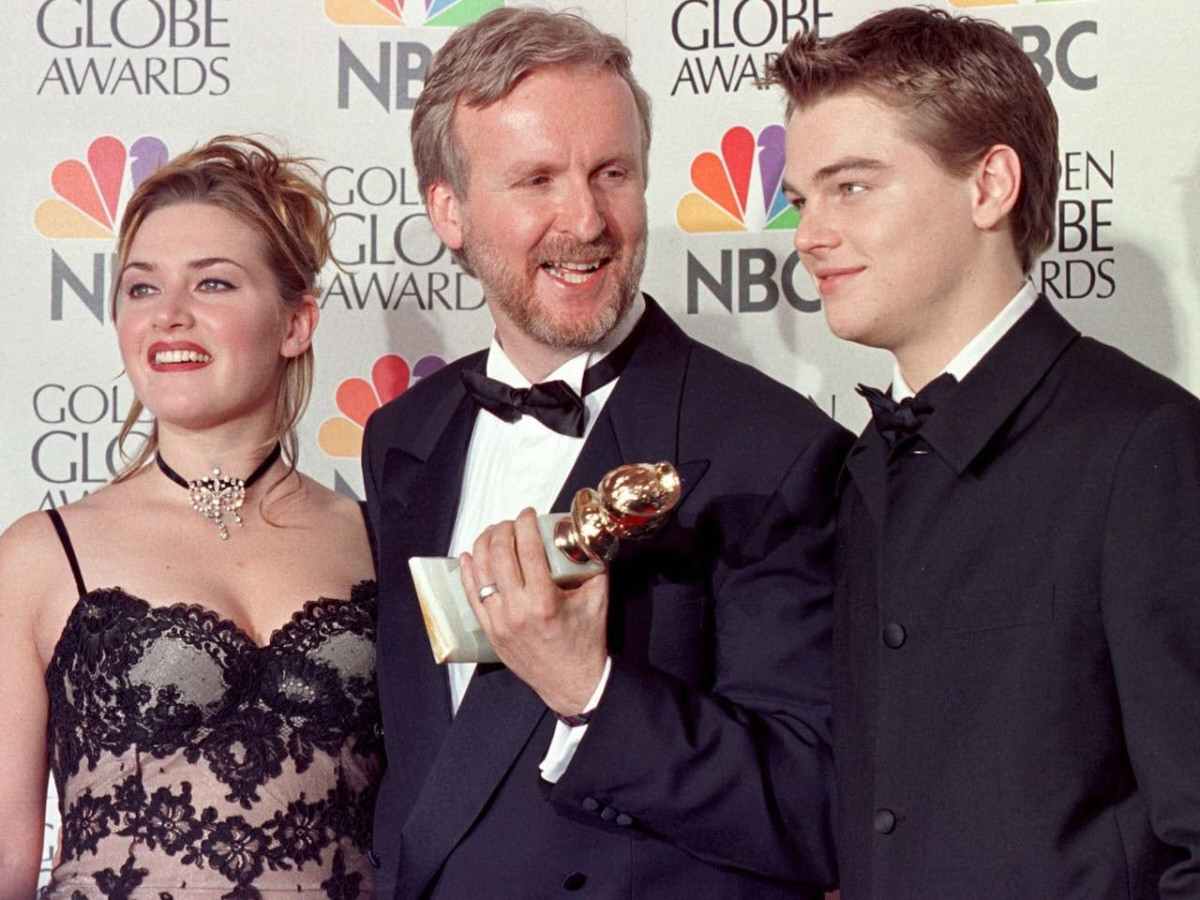 Kate Winslet, James Cameroon, and Leonardo DiCaprio