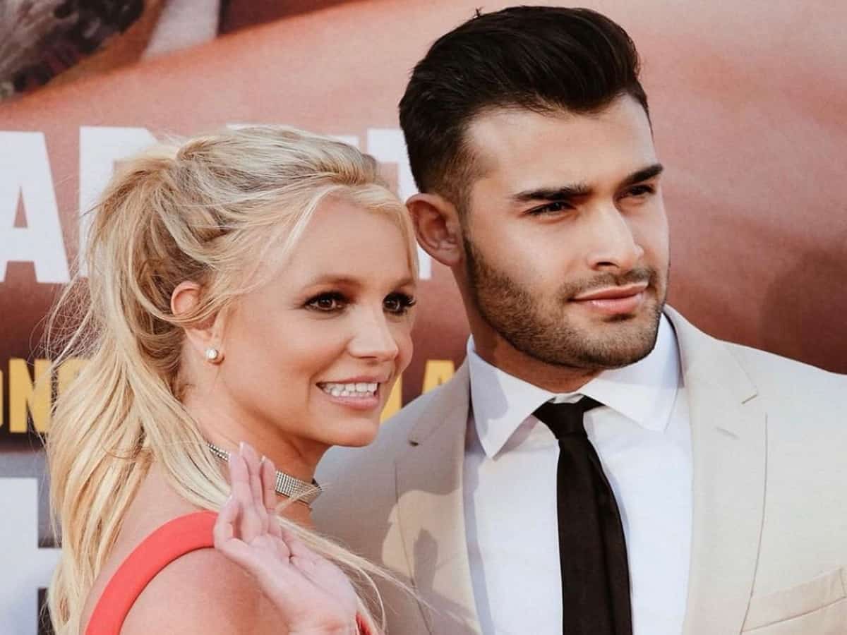 Sam Asghari and Britney Spears