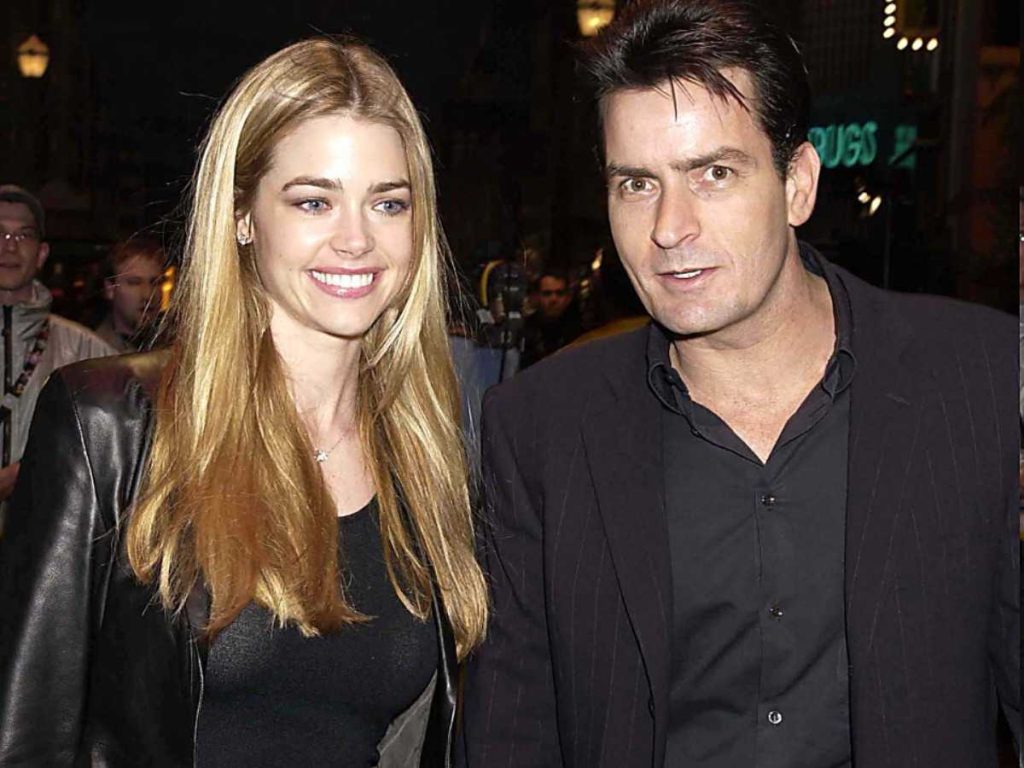 Charlie Sheen and Denise Richards