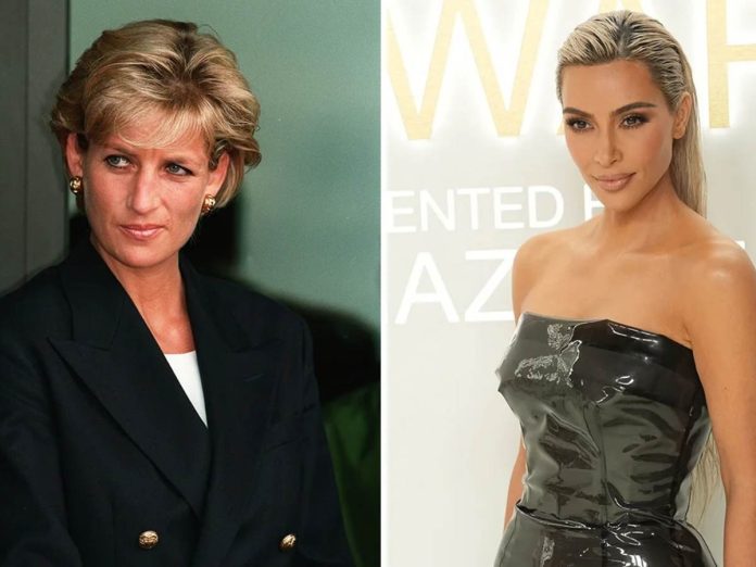Kim Kardashian and Princess Diana