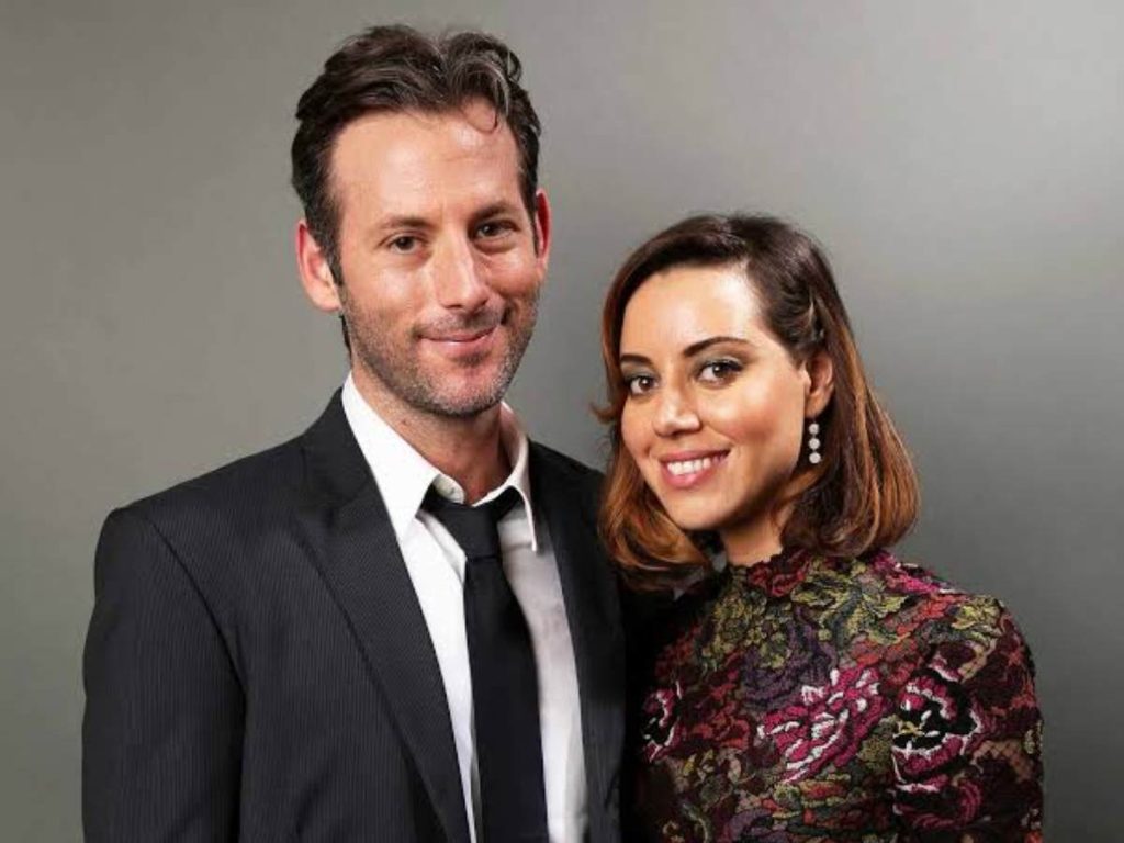 Aubrey Plaza with Jeff Baena 