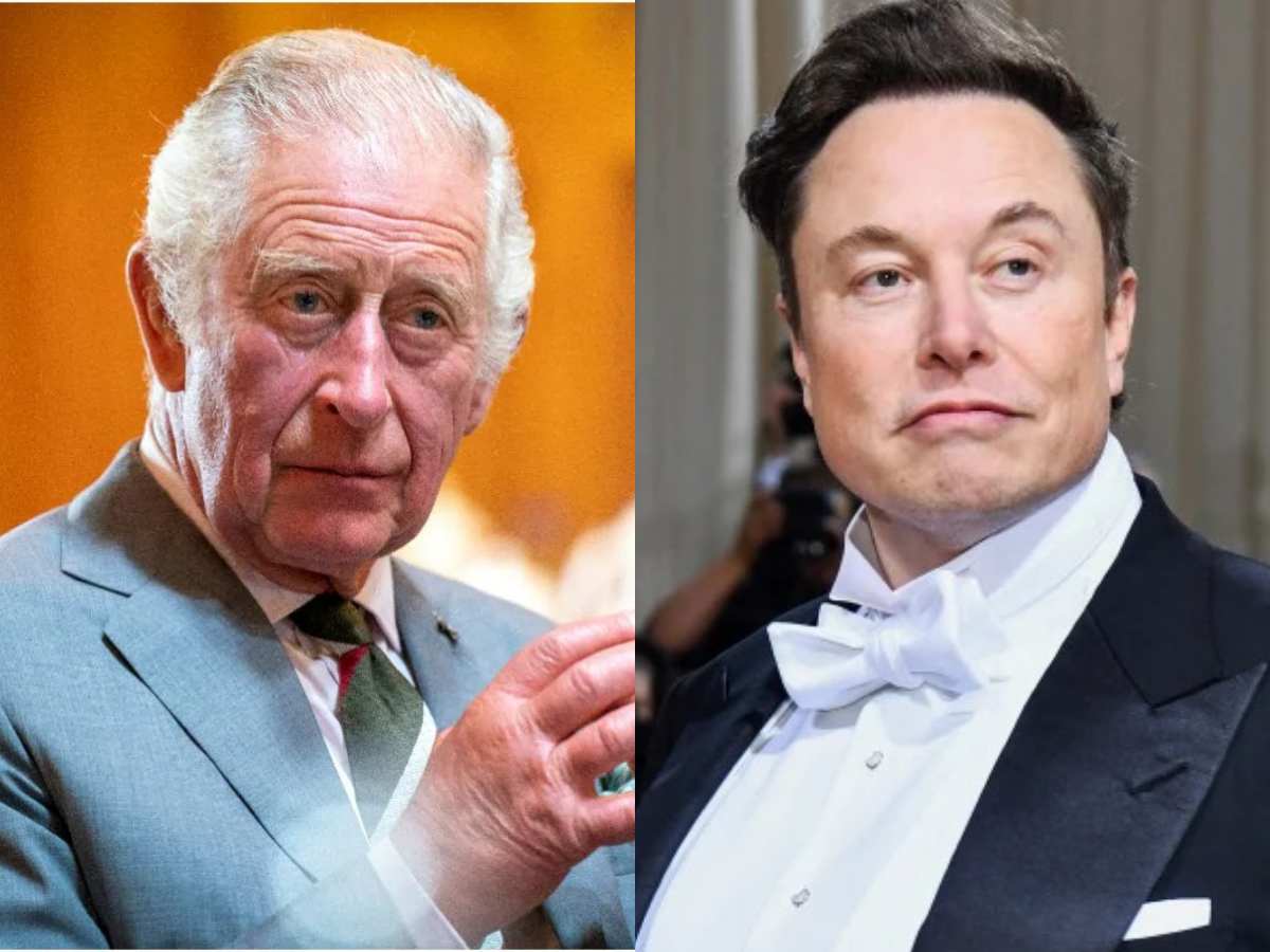 King Charles and Elon Musk