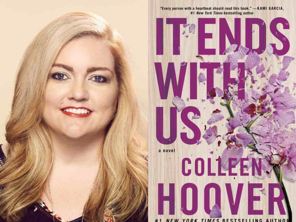 Colleen Hoover and her book It Ends With Us 