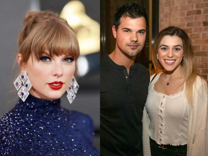 Left- Taylor Swift, Right- Taylor Lautner and Tay Lautner
