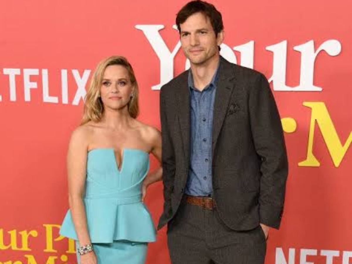  Ashton Kutcher and Reese Witherspoon during the 'Your Place or Mine' promotions