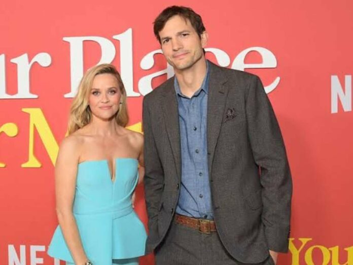Ashton Kutcher talks about the awkward pictures with Reese Witherspoon