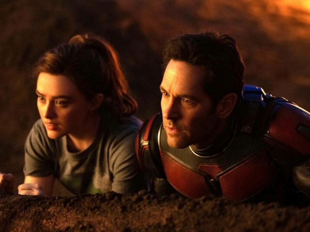 Kathryn Newton and Paul Rudd in 'Ant-Man and the Wasp: Quantumania'