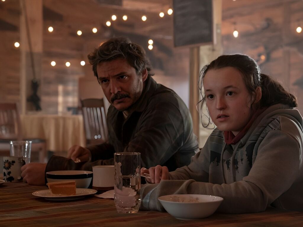 Pedro Pascal and Bella Ramsey in 'The Last Of Us'
