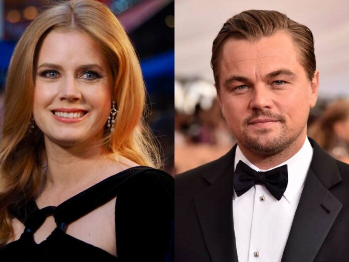 Left - Amy Adams, Right - Leonardo DiCaprio