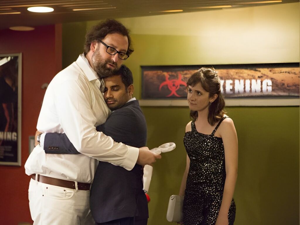 Eric Wareheim, Aziz Ansari, and Noël Wells in 'Master Of None'