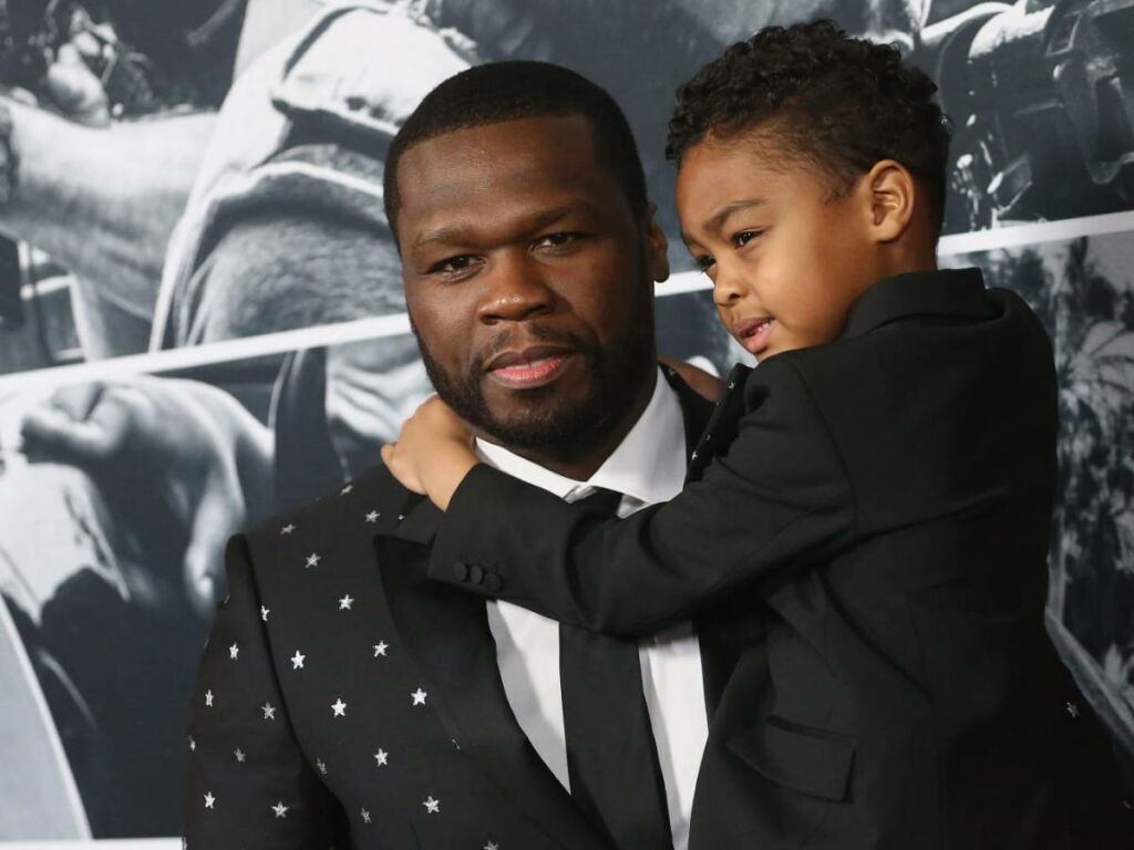 50 Cent with his second son