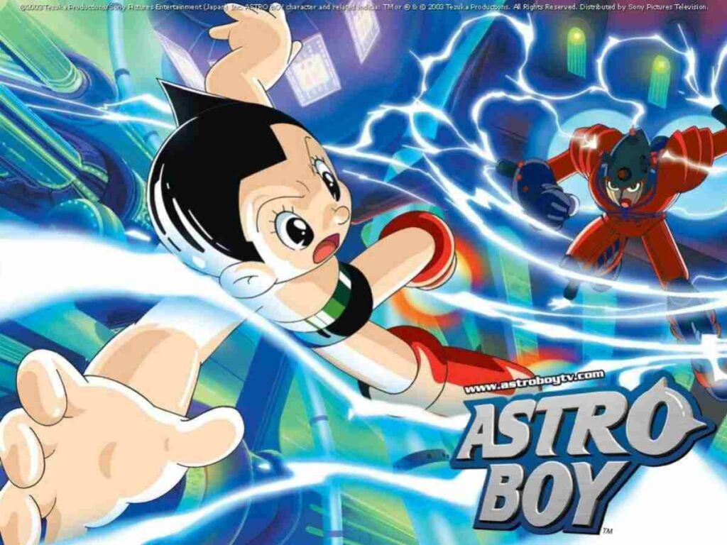 Astro Boy, one of Osamu's most famous works