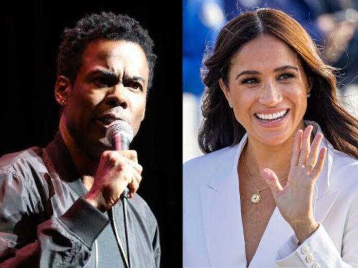 Chris Rock took a dig at Meghan Markle during his Netflix special