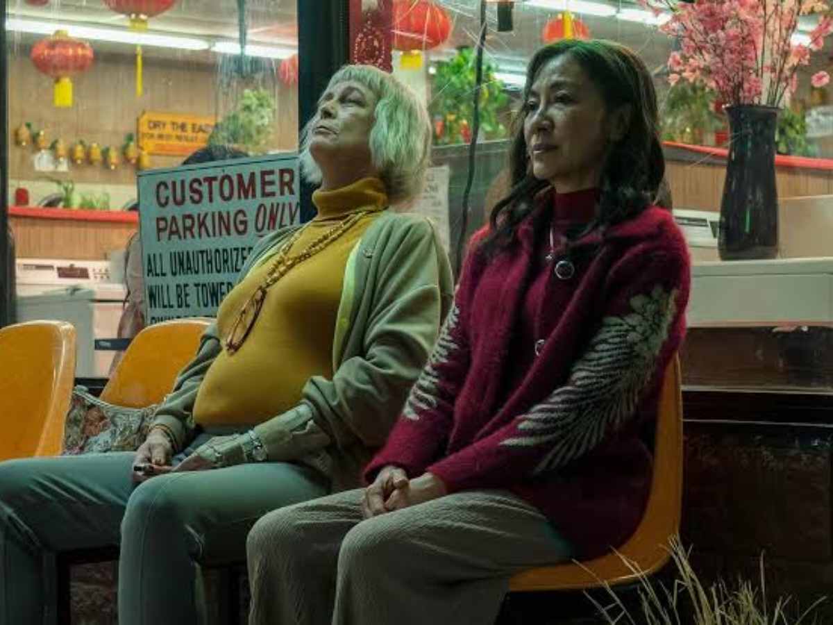 Michelle Yeoh and Jamie Lee Curtis in 'Everything Everywhere All At Once'