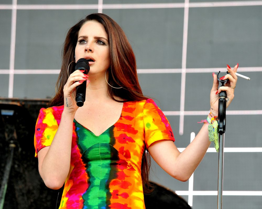 'Video Games' hitmaker performing at the Glastonbury Film Festival in 2014