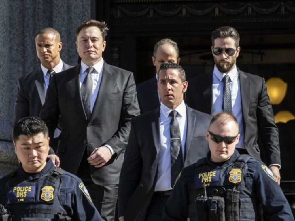 Twitter Engineer Claims At Least 2 Bodyguards Accompany Elon Musk ...