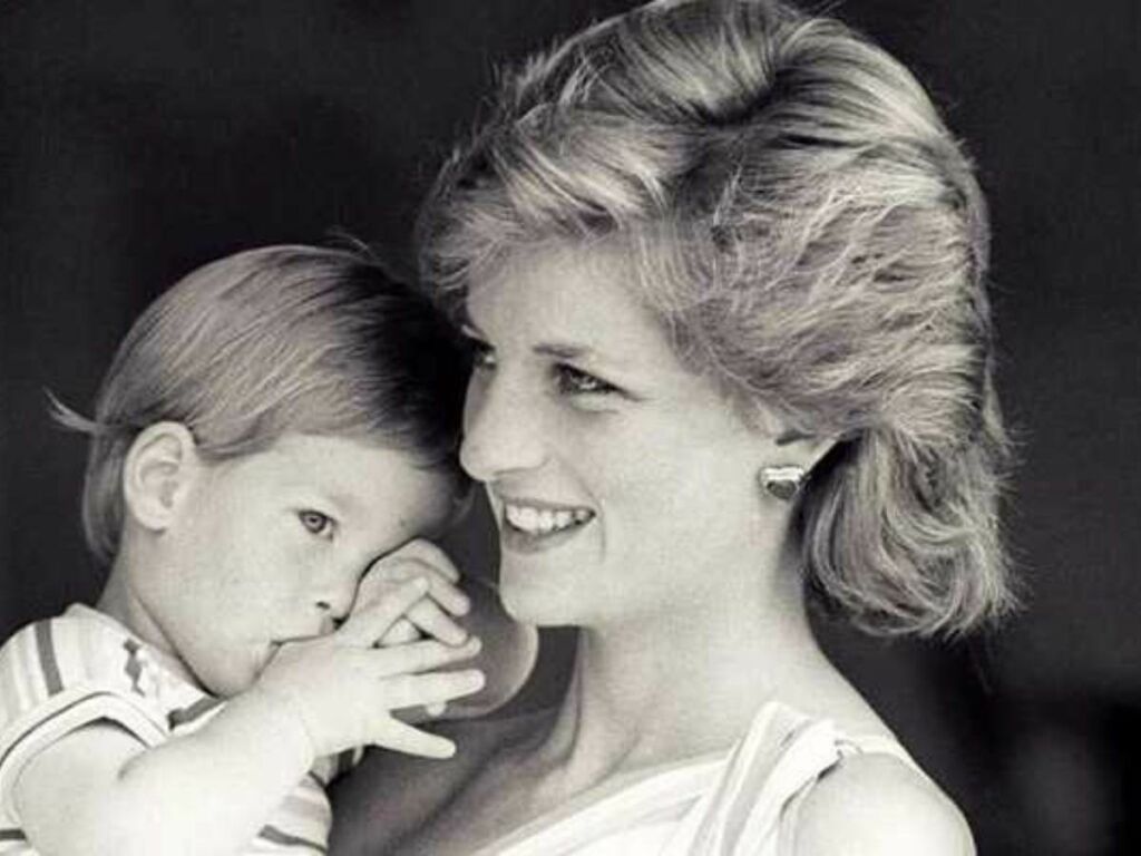 Prince Harry along with Princess Diana