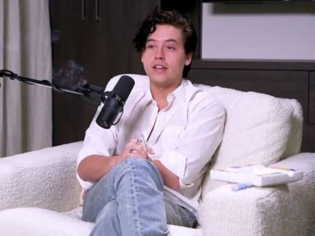 Cole Sprouse during 'Call Her Daddy' podcast
