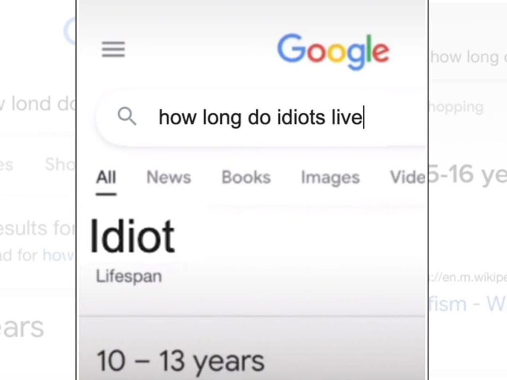 ‘How Long Do Idiots Live?’ meme