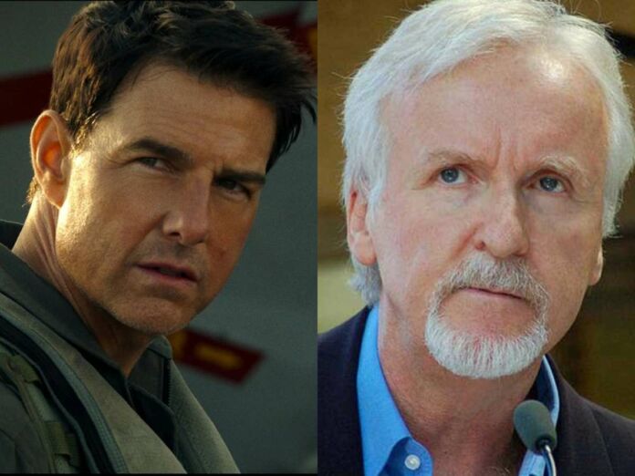 James Cameron and Tom Cruise