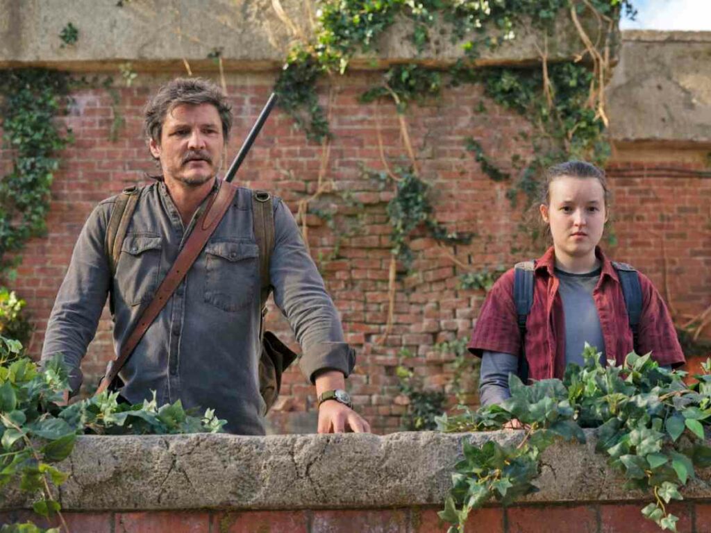 Joel (Pedro Pascal) and Ellie (Bella Ramsey) in the finale 
