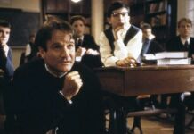 Robin Williams as Mr. Keating in 'Dead Poets Society'