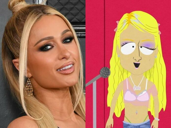 Paris Hilton was parodied in a 'South Park' episode