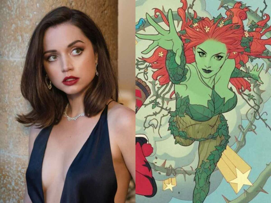 Left - Ana de Armas, Right - Poison Ivy