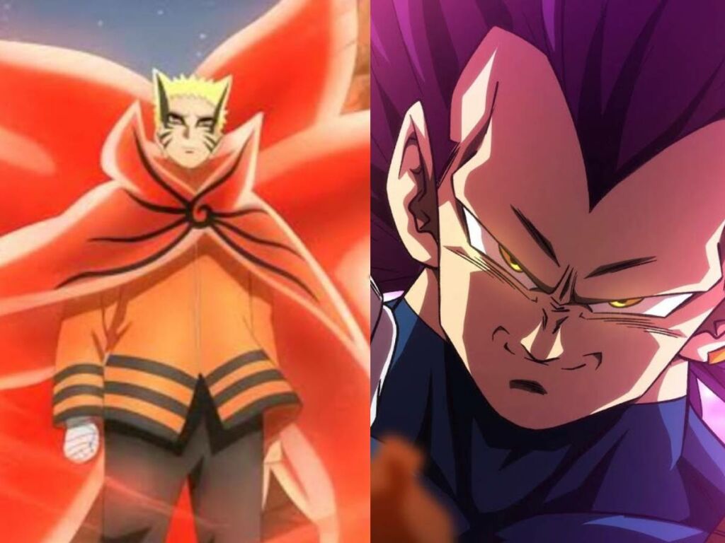 Baryon mode Naruto Vs Ultra Ego Vegeta