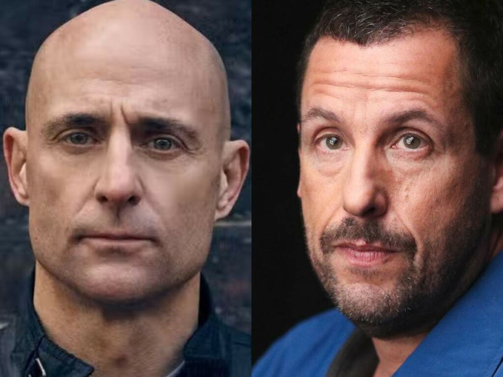 Mark Strong accidentally hit Adam Sandler during the filming of 'Murder Mystery 2'