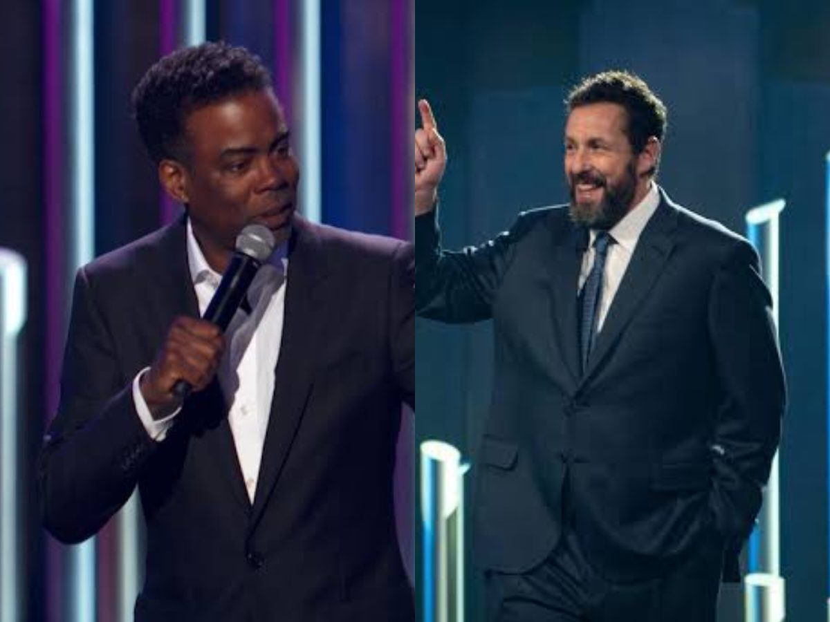 Chris Rock and Adam Sandler at The Kennedy Center