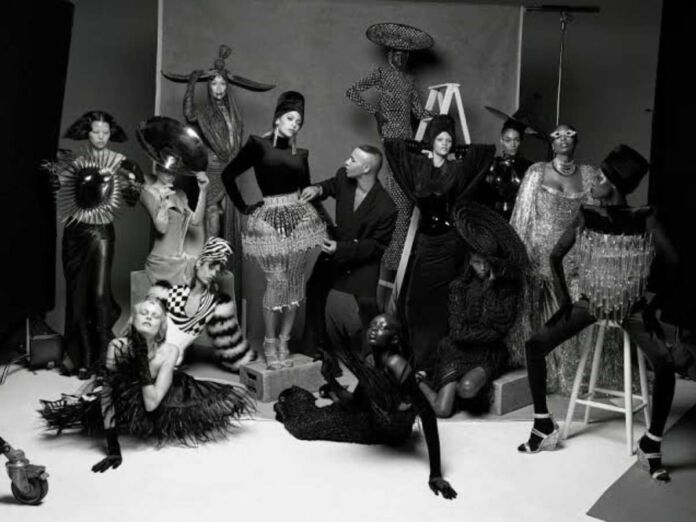 Beyoncé co-designed the 'Renaissance' couture with Balmain
