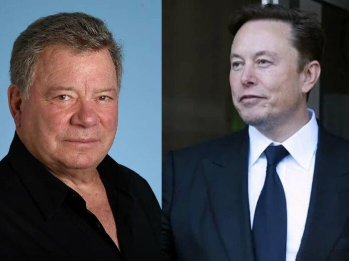 William Shatner and Elon Musk