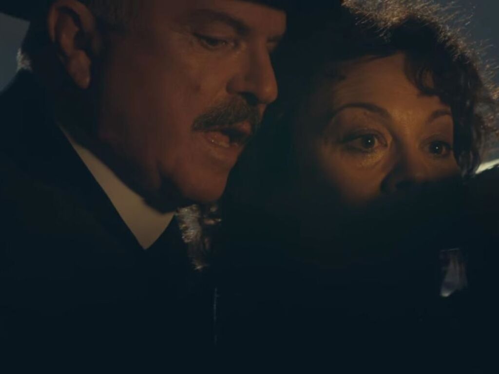 Sam Neill and Helen McCrory in 'Peaky Blinders'