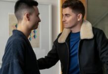 Michael (Sam Liu) and Colin Hughes (Billy Harris) in 'Ted Lasso'