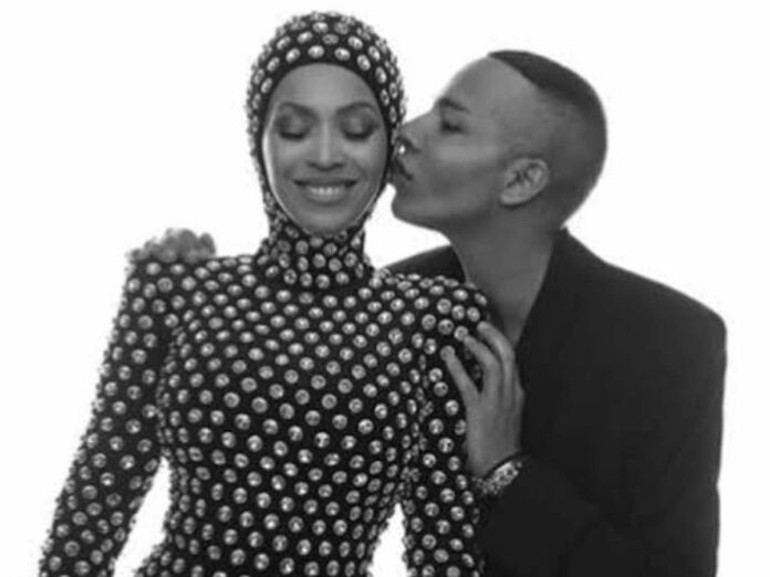 How did the Olivier Rousteing and Beyoncé collaboration for 'Renaissance' couture happen?